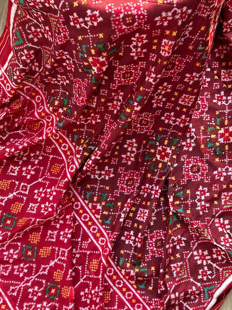 Pure Silk Double Ikat/Patan Patola Dupatta