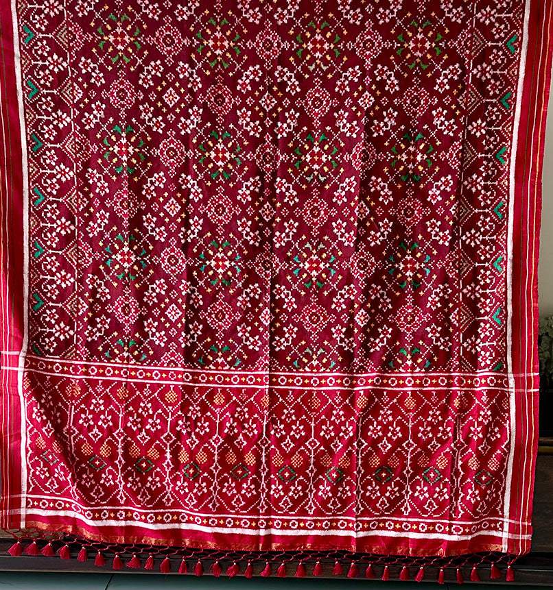 Pure Silk Double Ikat/Patan Patola Dupatta