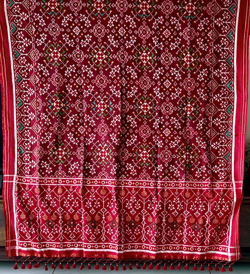 Pure Silk Double Ikat/Patan Patola Dupatta