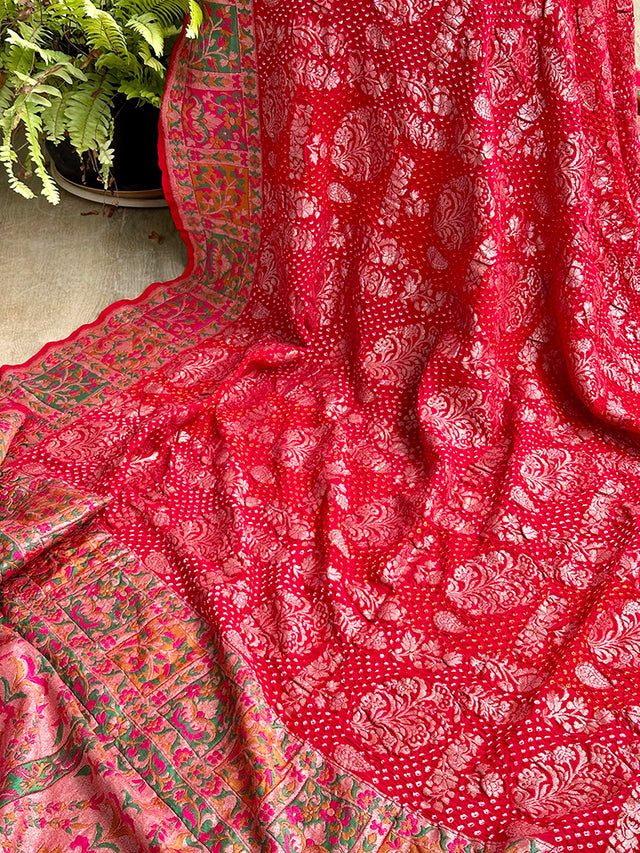 red-pure-banarsi-georgette-bandhani-dupatta-01