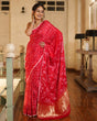 regal-sindoor-red-gajji-silk-bandhani-saree