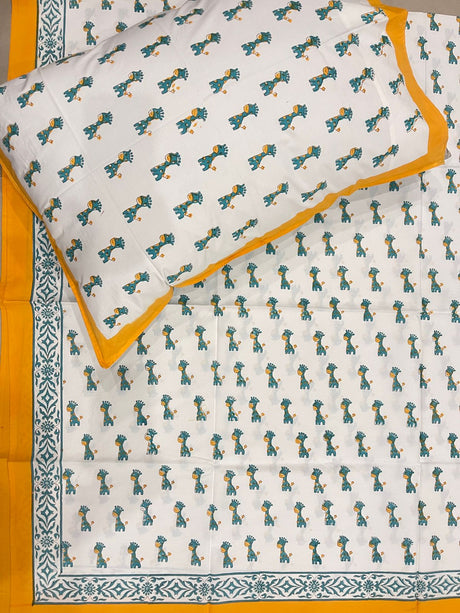 rise-shine-blockprint-pure-cotton-kids-bedsheet