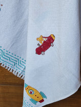 Transport Theme Blockprint Soft Cotton Towel (60*30 inches)