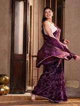 royal-dark-purple-orchid-mulberry-silk-bandhani-saree