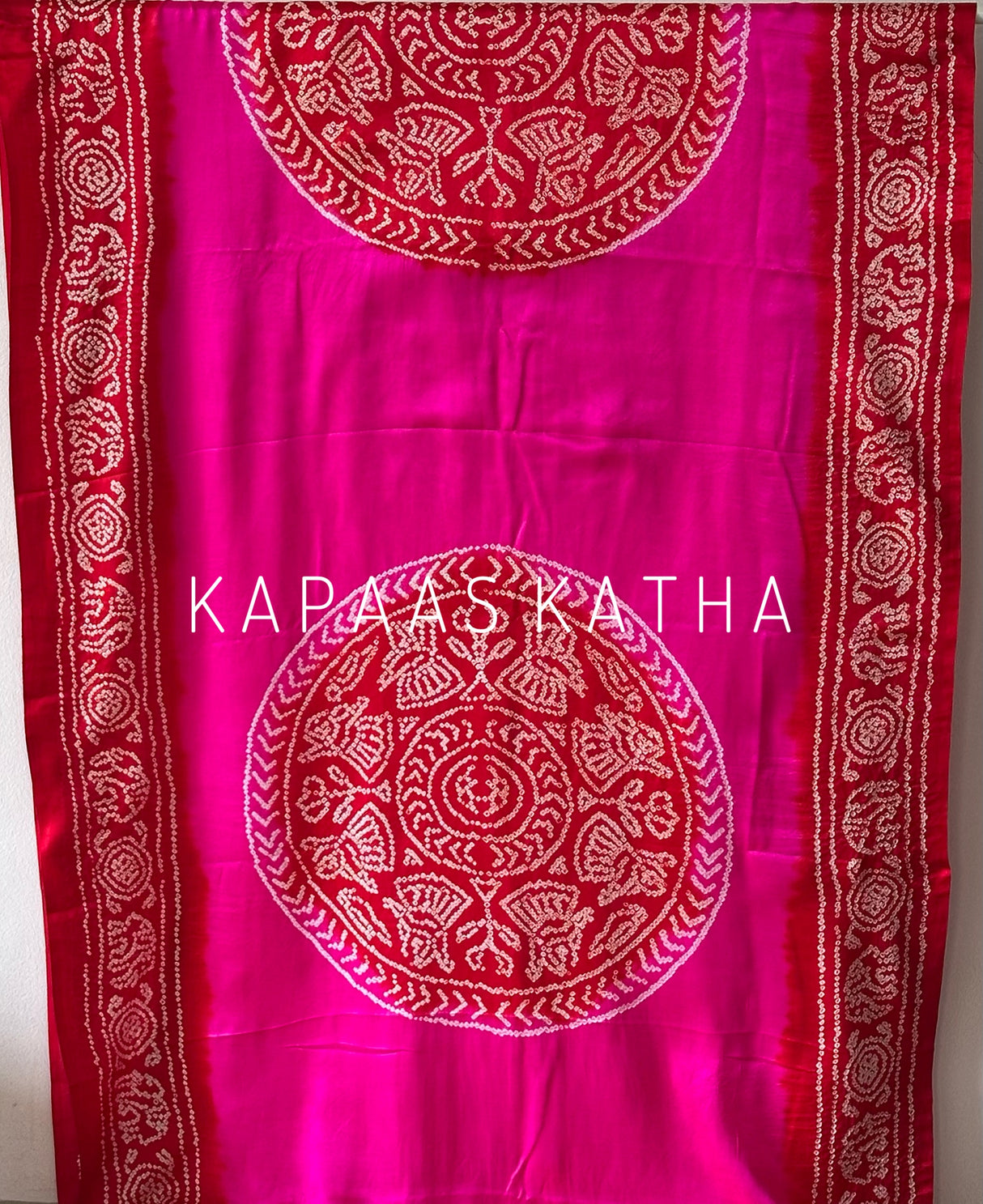 royal-gajji-silk-bandhani-saree-rani-pink-red