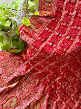royal-red-pure-banarasi-georgette-meenakari-gharchola-bandhani-dupatta