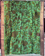 Rustica Bloom Cotton Kalamkari Saree