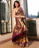 sacred-artistry-kanjivaram-silk-kalamkari-saree