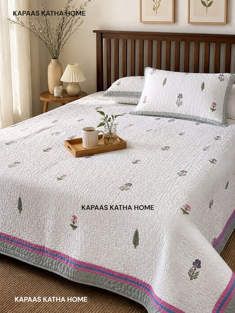 scattered-floral-blockprint-quilted-cover