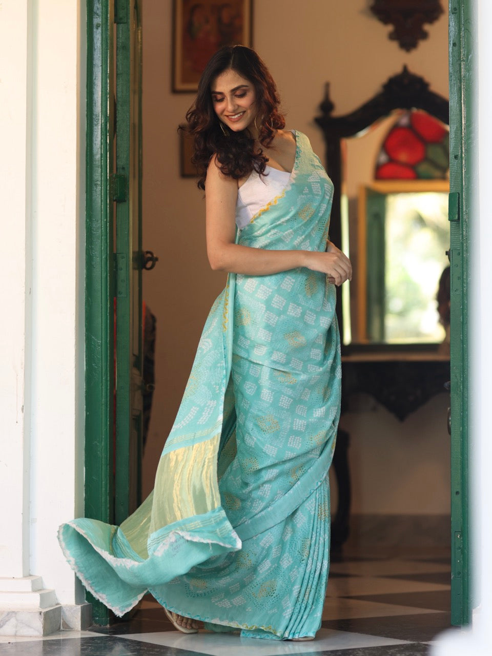 sea-breeze-elegance-pure-gajji-silk-bandhani-saree