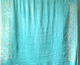 Aqua Bliss Pure Gajji Silk Bandhani Saree