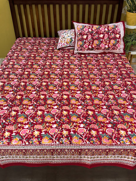 serene-retreat-blockprint-cotton-bedsheet
