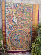 shyamsundari-indian-mythological-theme-kanchipattu-kalamkari-saree