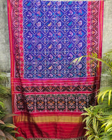 single-ikat-patterned-mulberry-silk-saree