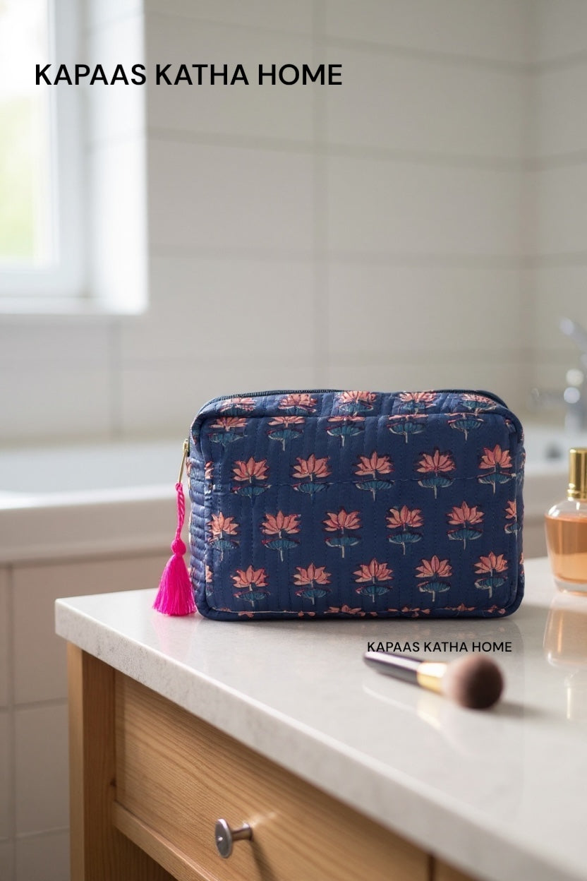 soft-midnight-lotus-cotton-quilted-multipurpose-pouch