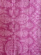 Soft Old Rose Colour Munga Silk Bandhani Saree