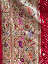 soft-silk-bandhani-saree-draped-elegantly
