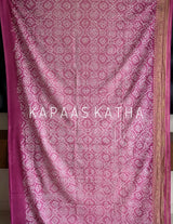 Bandhani Handloom Banarasi Georgette Saree