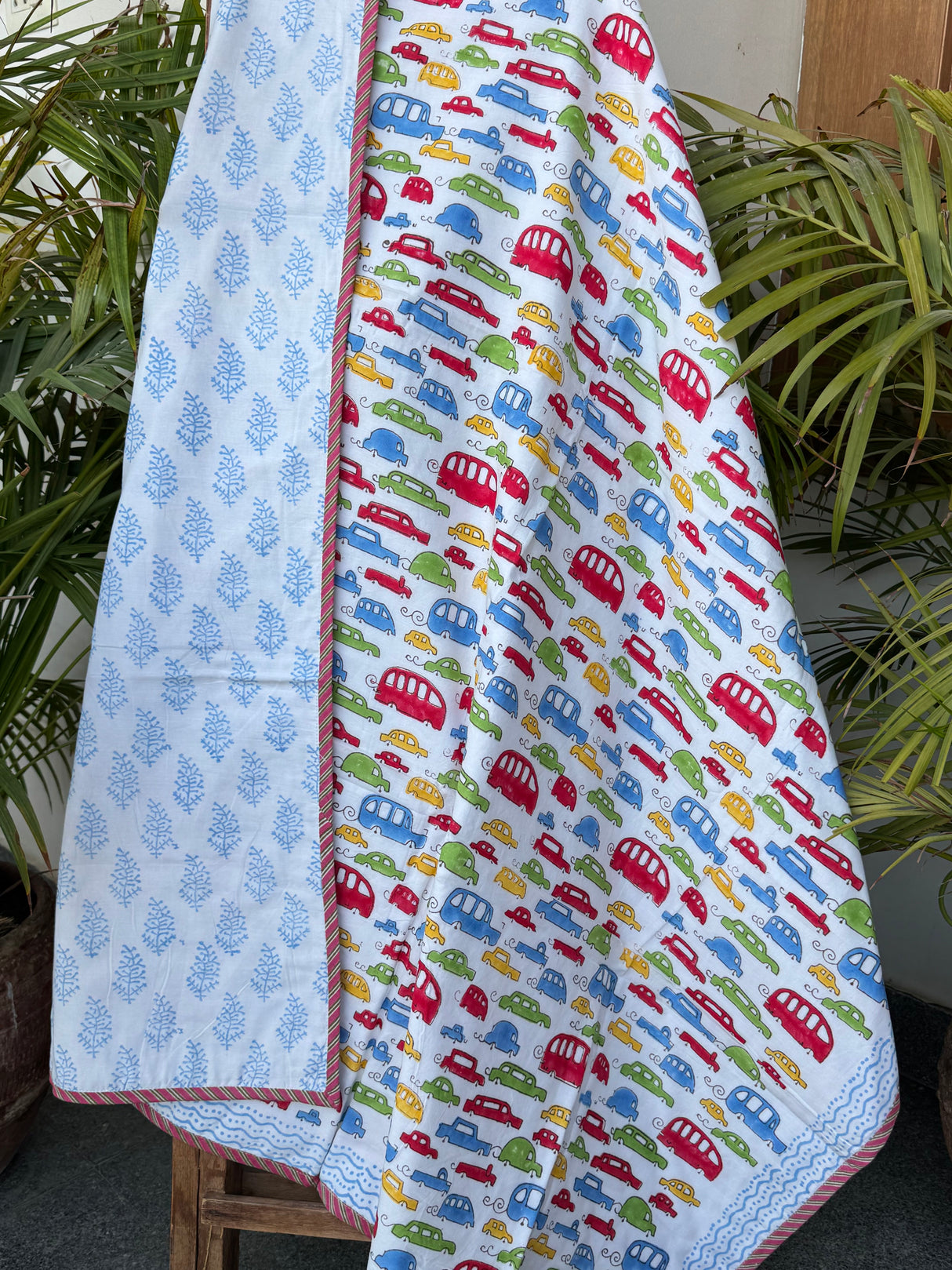 super-car-theme-handblock-printed-layered-kids-blanket