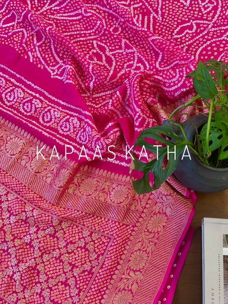 super-exclusive-handloom-banarsi-georgette-bandhani-saree