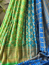 super-exclusive-pure-banarsi-georgette-bandhani-saree