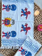 super-hero-blockprint-kids-jacquard-cotton-towel-set