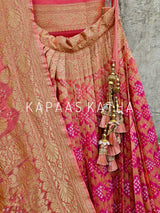 suramya-pure-banarsi-georgette-bandhani-lehenga