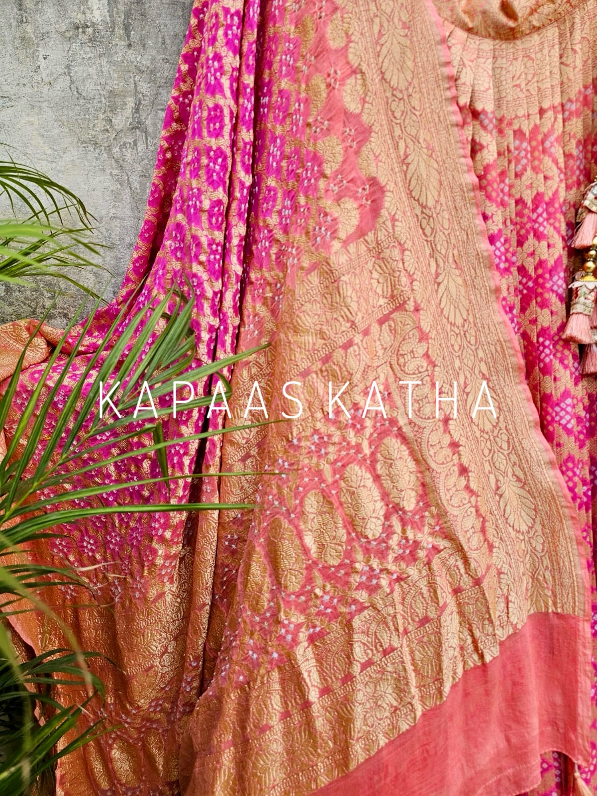 suramya-pure-banarsi-georgette-bandhani-lehenga