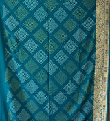 teal-elegance-pure-banarasi-georgette-bandhani-saree-with-a-delicate-meenakari-border