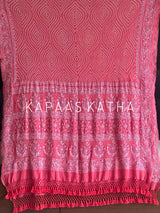 Pure Georgette Bandhani Dupatta with Lucknowi Chikankari | Kapaas Katha