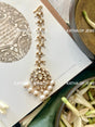 Buy Pearl Moissanite Polki Maangtika | Katha of Jewels