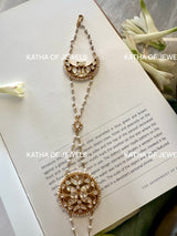 Buy Moissanite Polki Matha Patti Online | Katha of Jewels