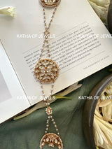Buy Moissanite Polki Matha Patti Online | Katha of Jewels