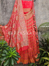 timeless-and-classic-pure-banarsi-georgette-bandhani-lehenga