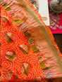 traditional-bandhani-georgette-saree