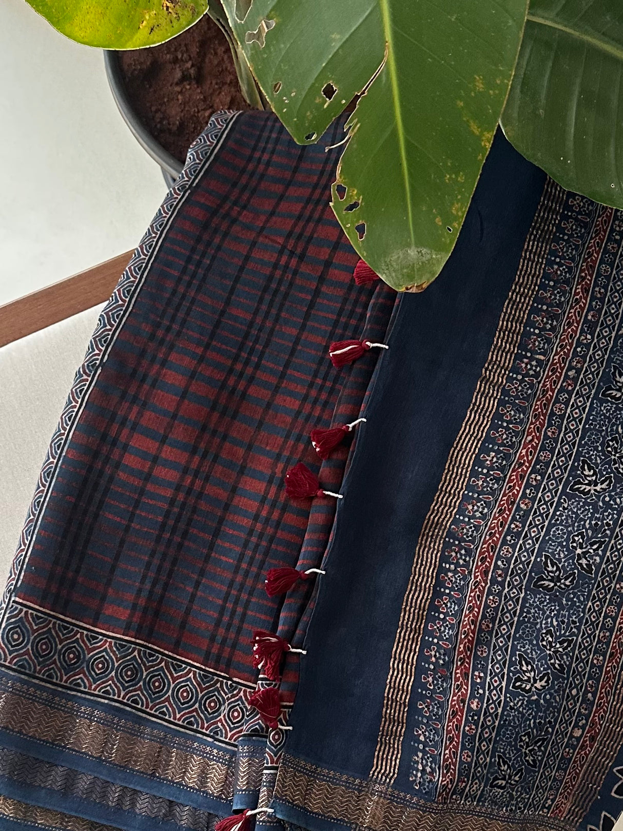 traditional-chanderi-ajrakh-saree