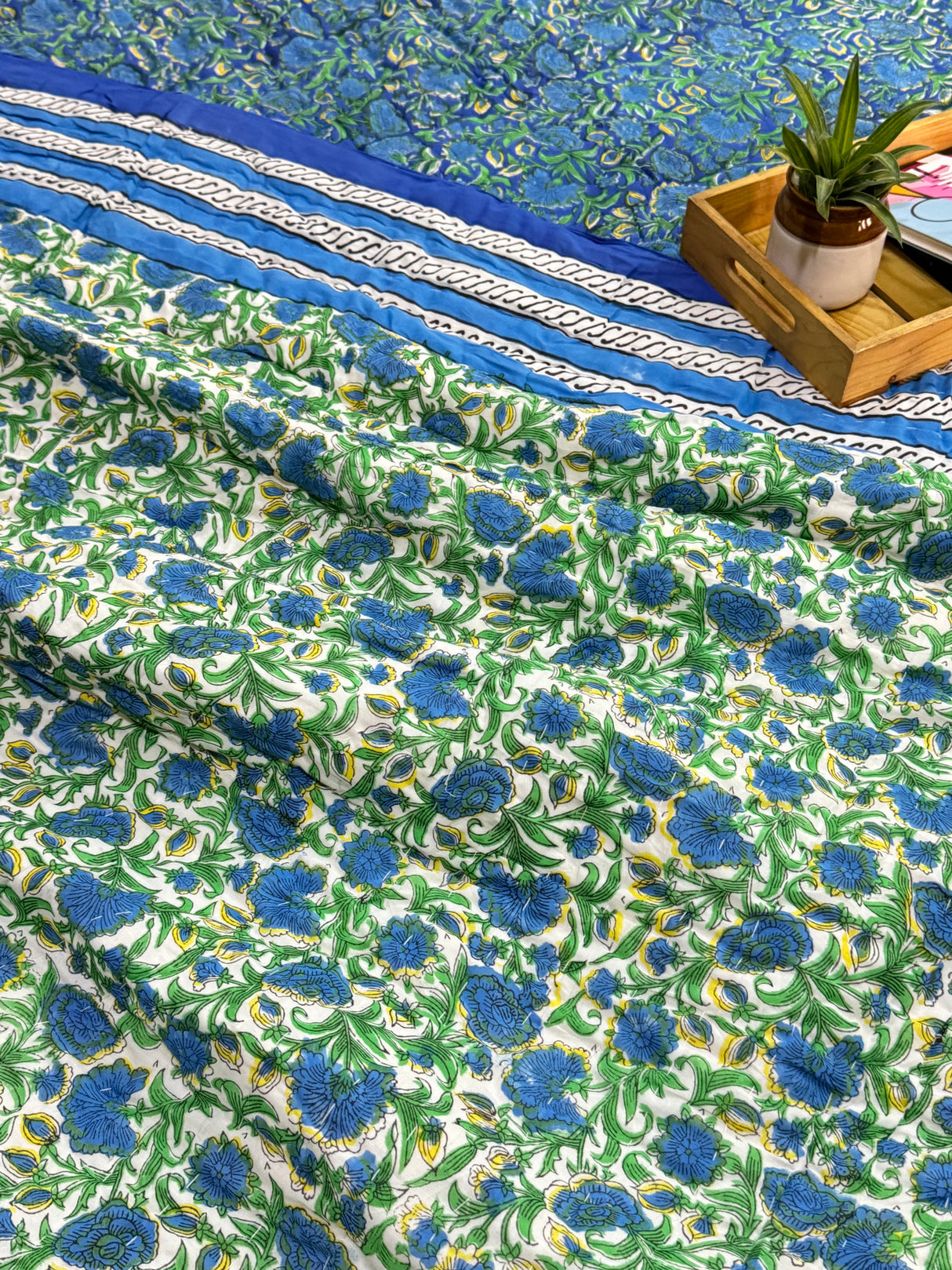 traditional-cotton-quilt-with-floral-layout