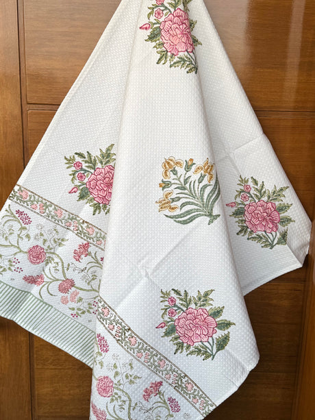 traditional-floral-panel-blockprint-on-cotton-waffle-towel