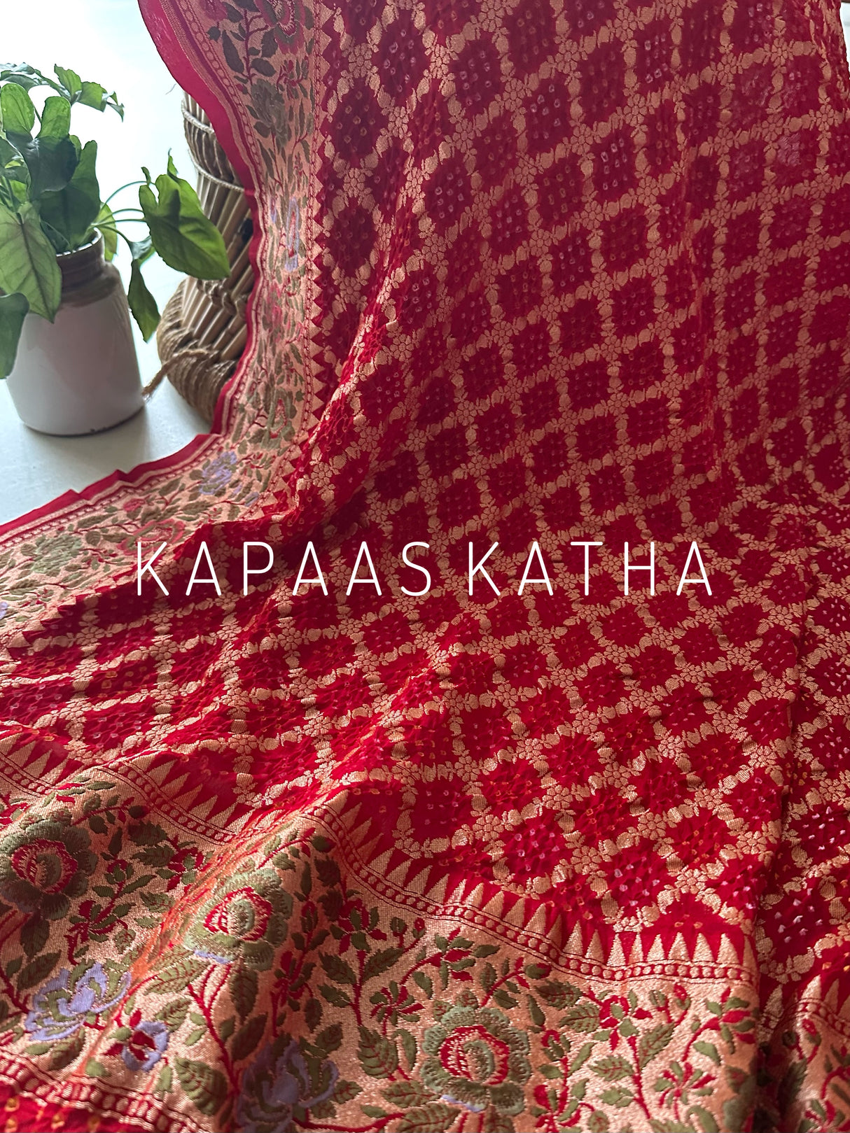 traditional-heritage-pure-banarasi-georgette-bandhani-dupatta