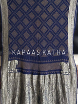 traditional-indigo-bandhani-saree