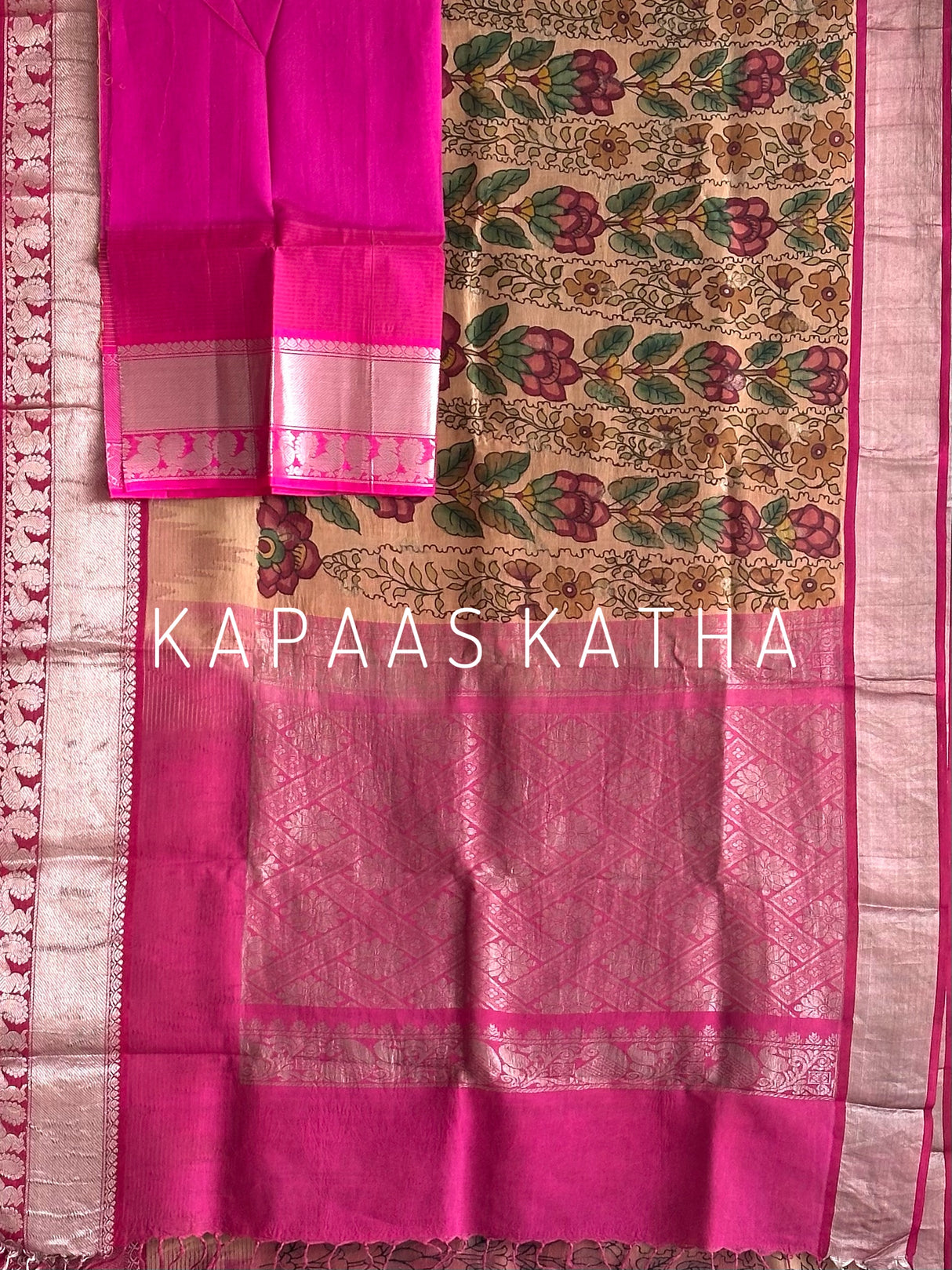 traditional-kalamkari-art-saree