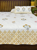traditional-lustrous-bloom-handblock-print-bedsheet