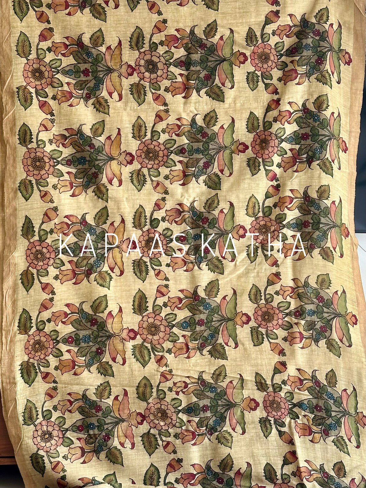 traditional-matka-silk-kalamkari-style