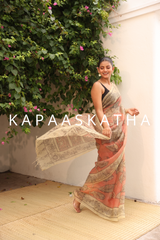 traditional-organza-kalamkari-saree