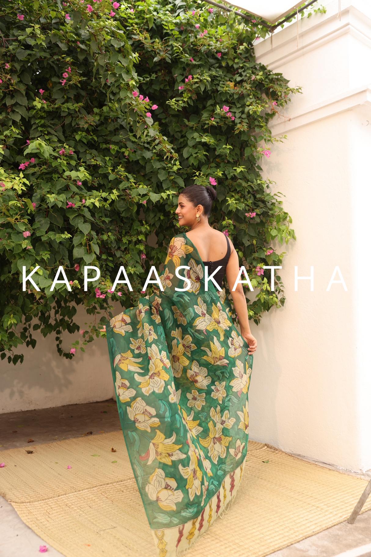 traditional-pure-kalamkari-organza-saree