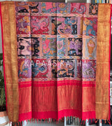 traditional-silk-memoir-kalamkari-kanjeevaram-silk-dupatta