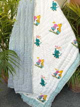 traditional-soft-rest-unicorn-theme-mulmul-handblock-quilt