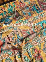 traditional-vasant-luxe-kalamkari-kanjeevaram-silk-saree