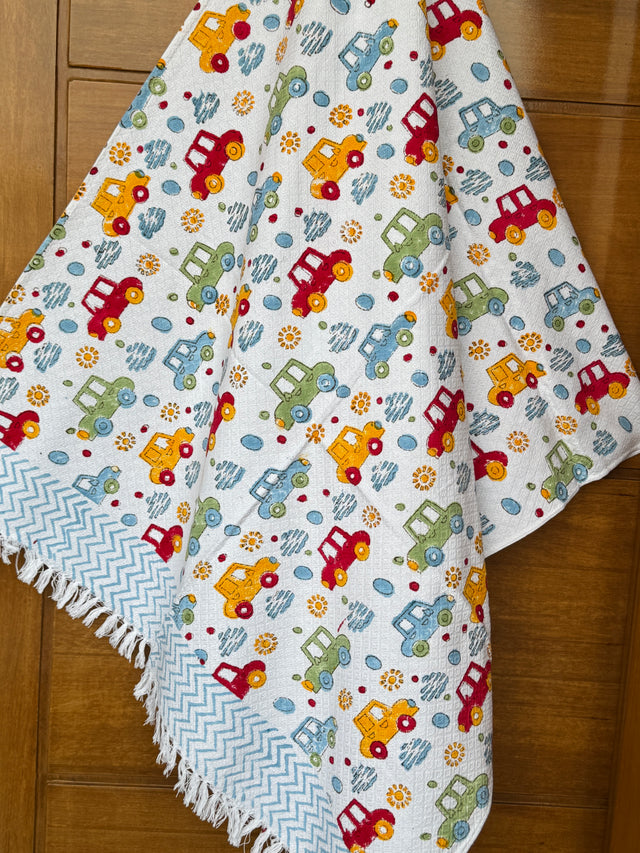 truck-print-cotton-jacquard-kids-towel