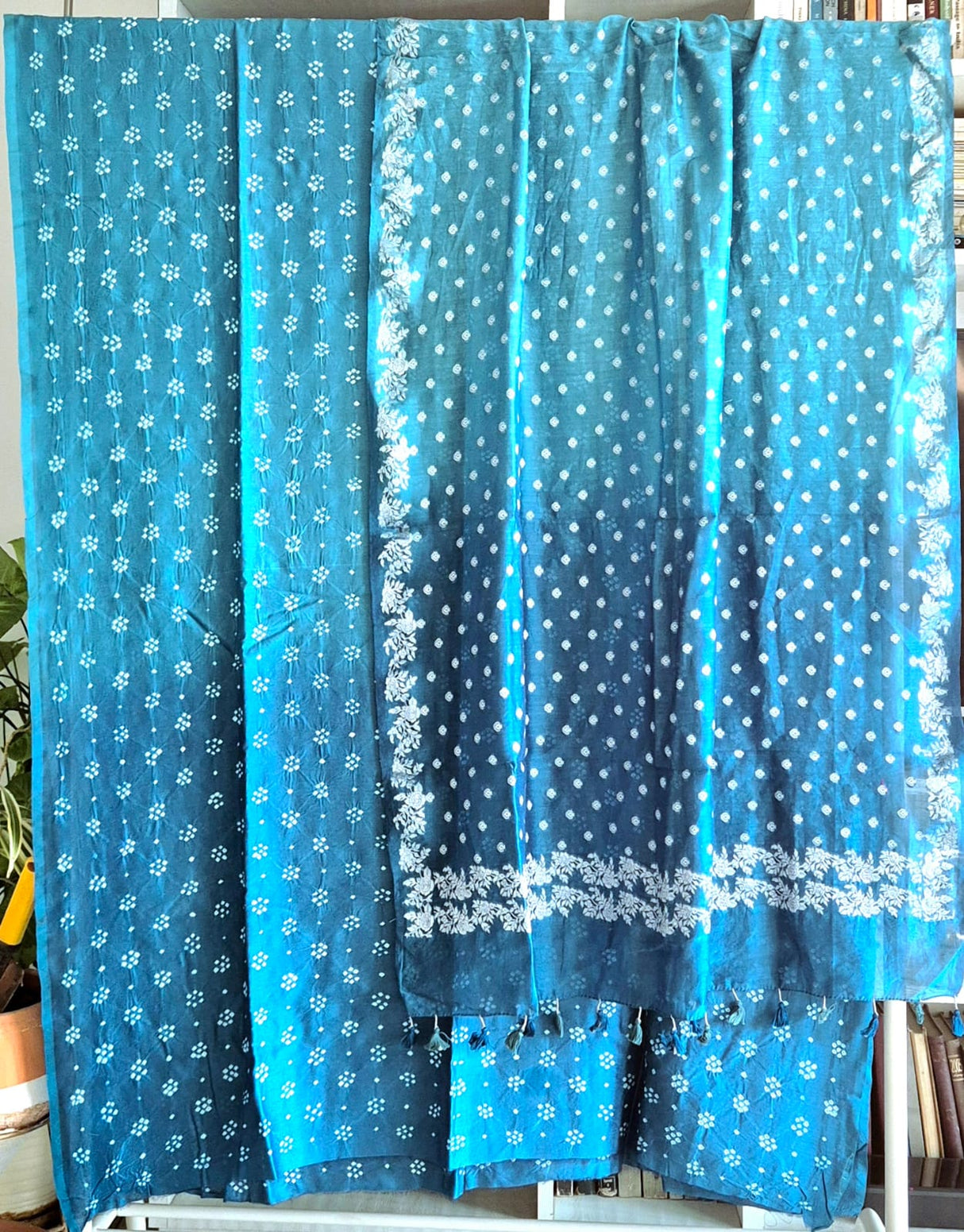 unstitched-bandhani-fabric-set